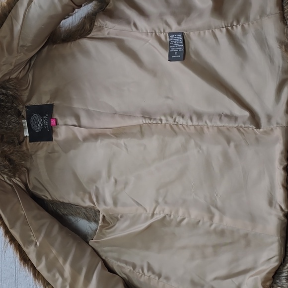 Vince Camuto Shaggy Faux Fur Vest Size XS - Picture 4 of 11